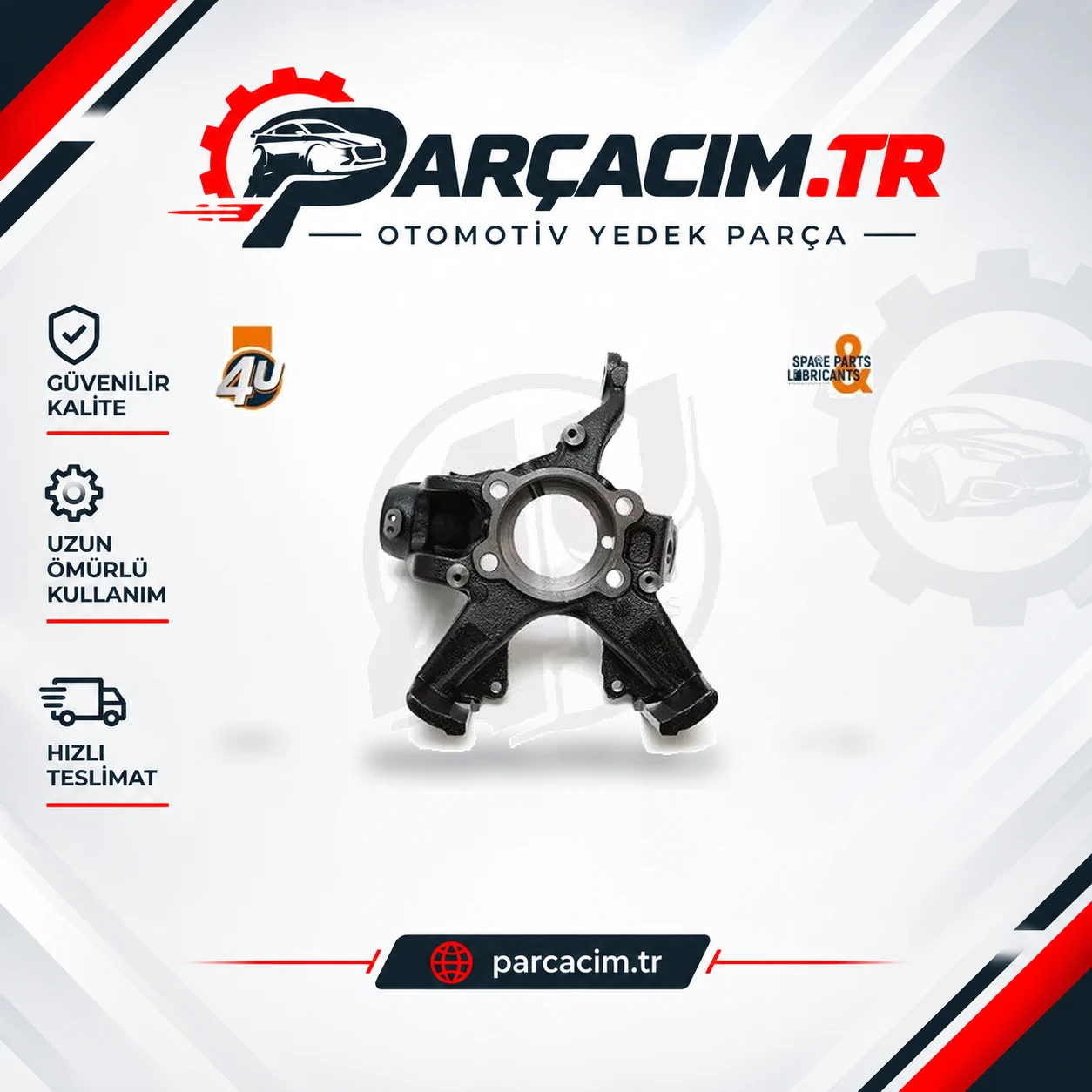 4U AUTOPAR Aks Taşıyıcı 4 Ayak Sol 49.60Mm 55014VV