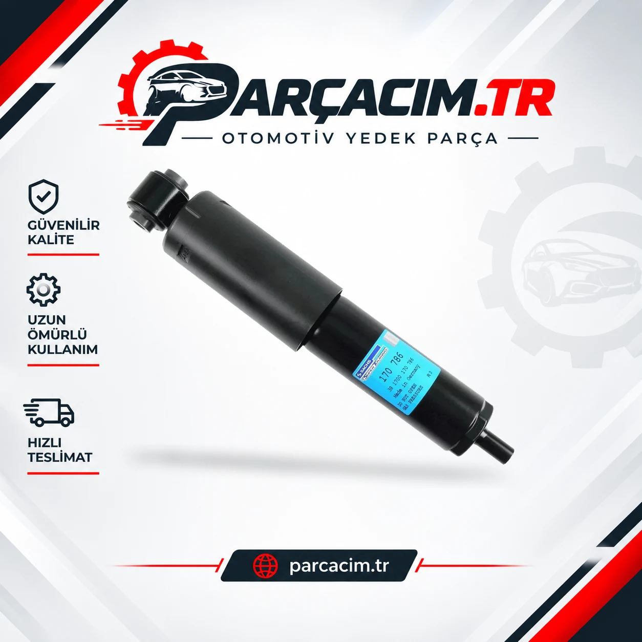 SACHS Arka Amortisör 170786