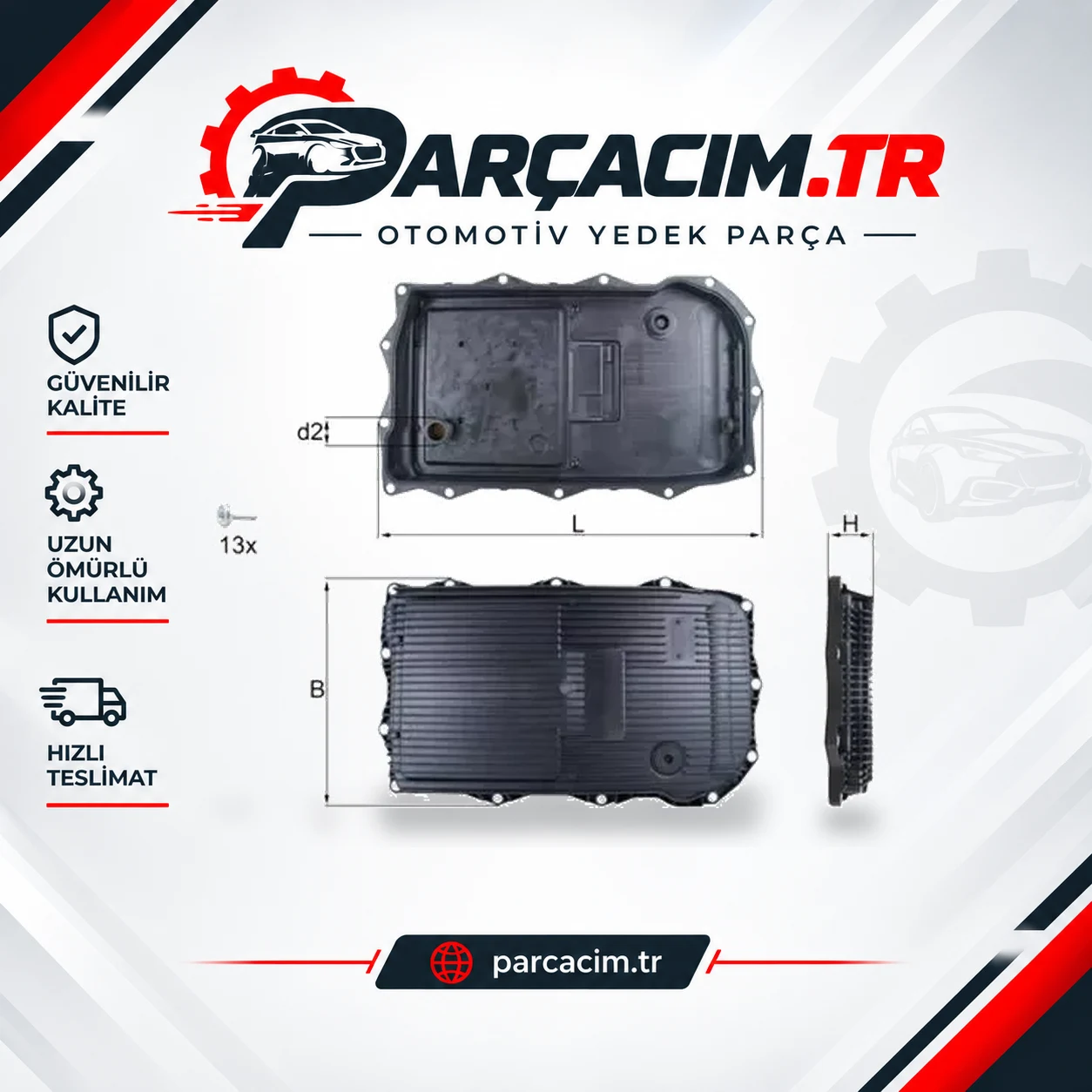 MAHLE Şanzıman Yağ Karteri HX184KIT