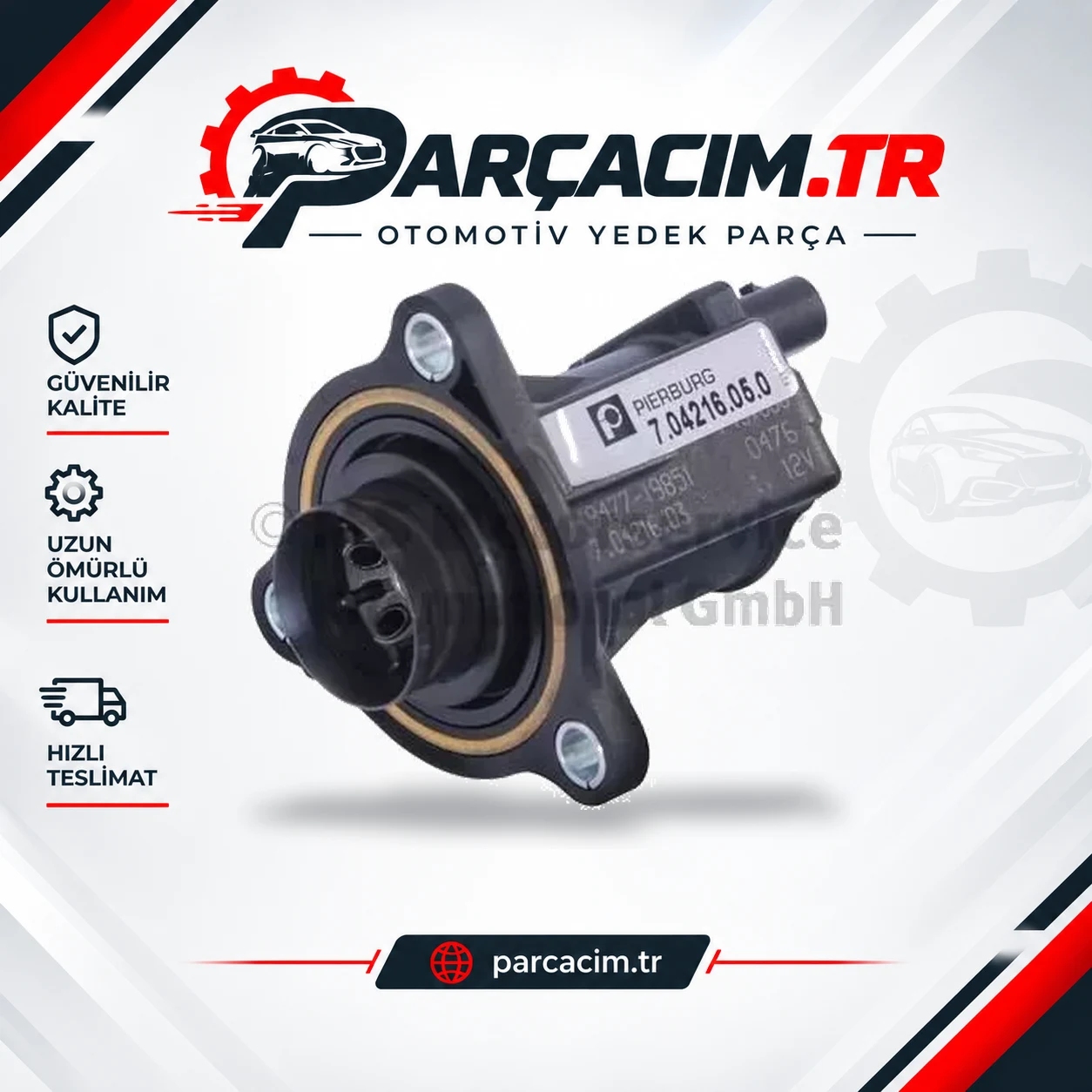 PIERBURG Turbo Solenoid Basınç Valfi-Ventili 7.04216.05.0