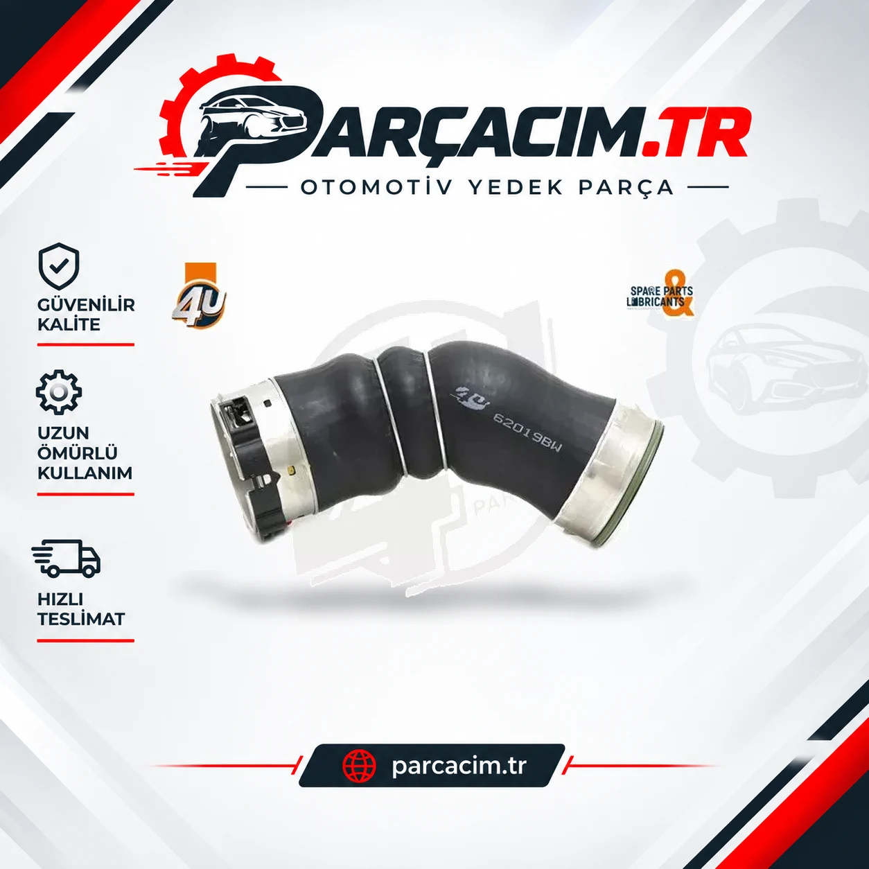 4U AUTOPAR Turbo İntercool Hortumu 62019BW