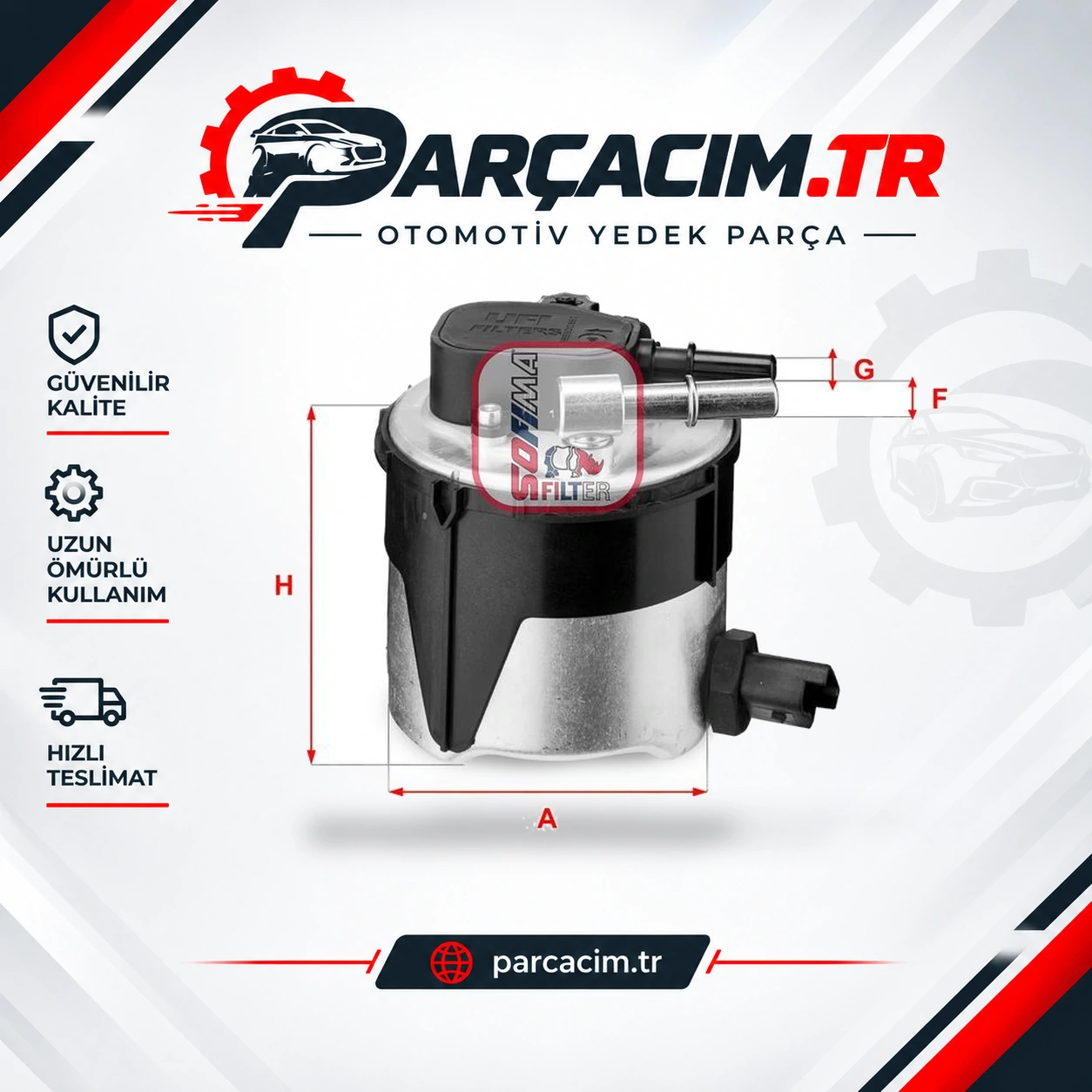 Yakıt Filtresi  SOFIMA S 5170 GC