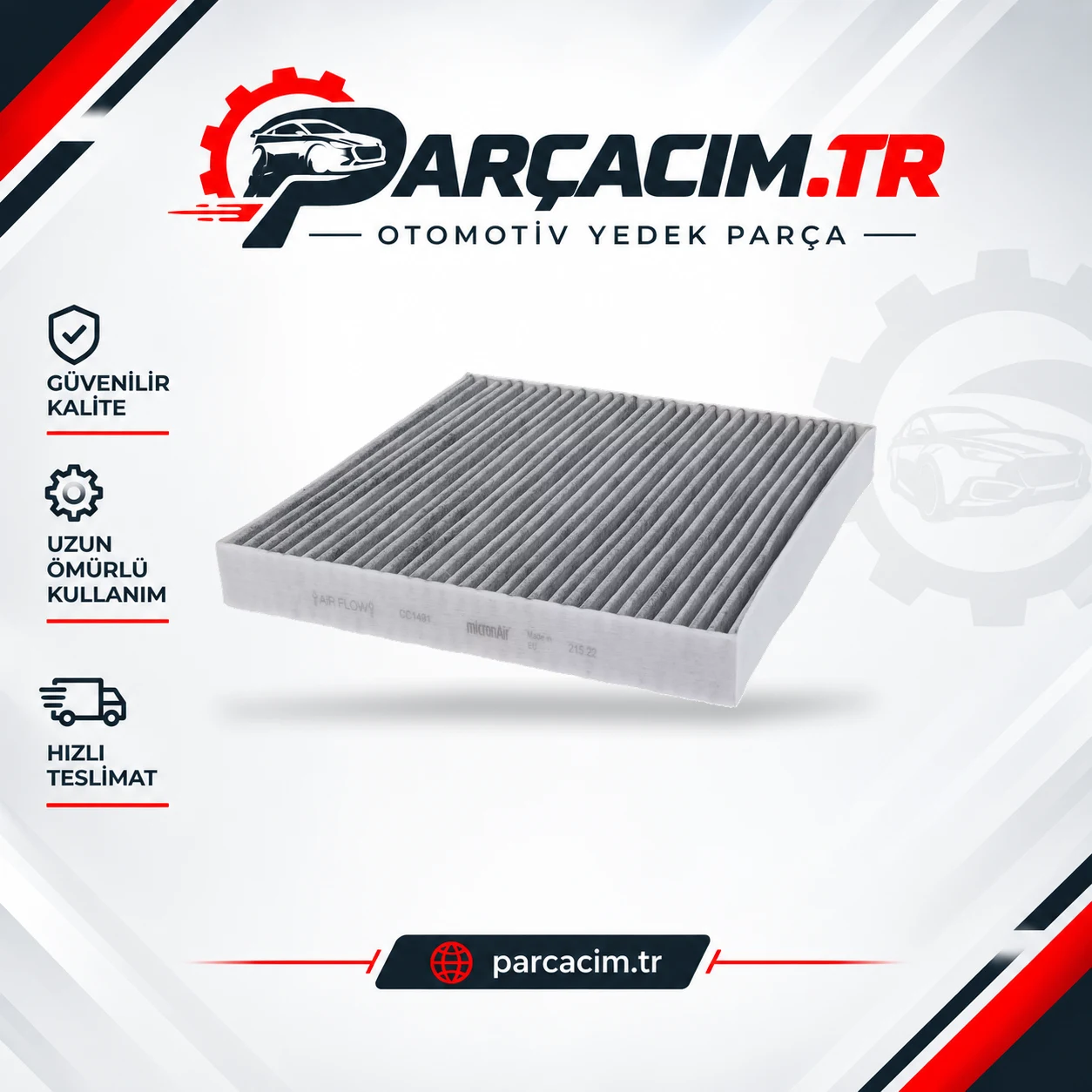 CORTECO Polen Filtre Karbonlu 80005225