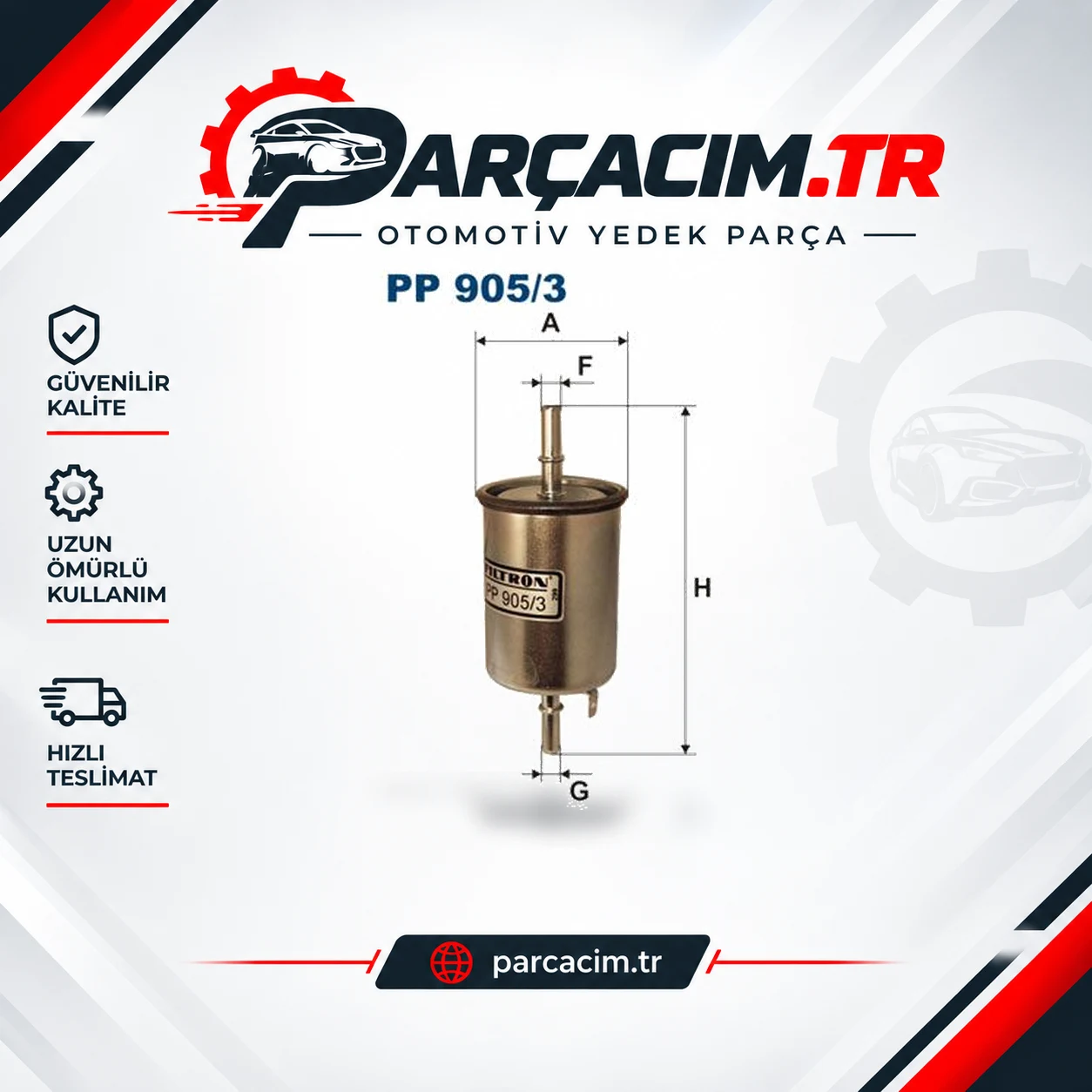 FILTRON Yakıt Filtresi Benzin PP 905/3