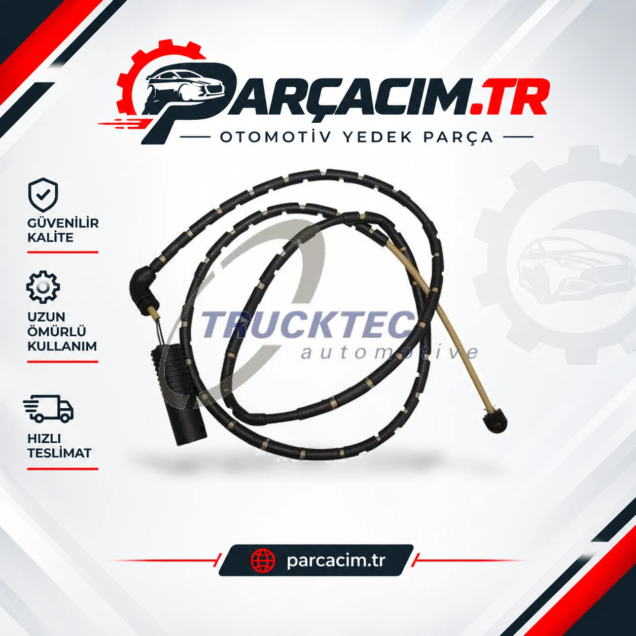 TRUCKTEC Fren Balata İkaz Fişi Arka 0834097