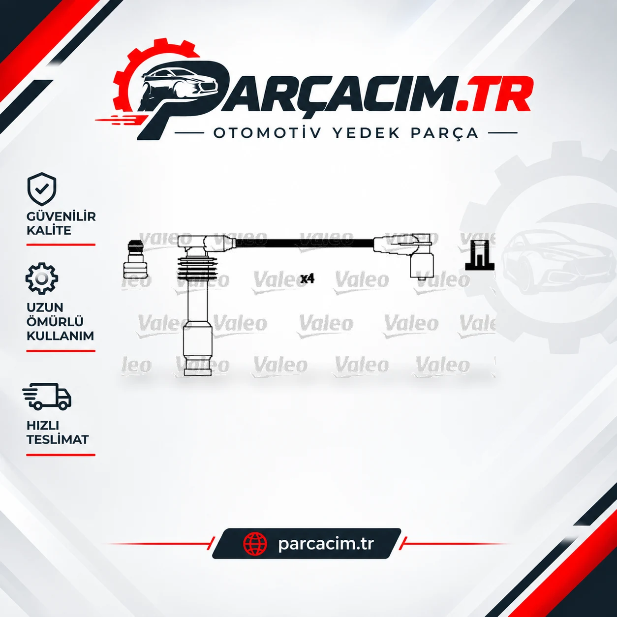 VALEO Buji Kablo Seti 346294