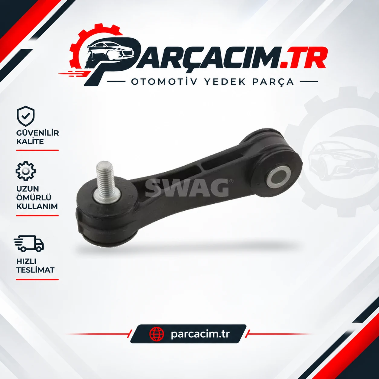 SWAG Viraj Demir Askı Rotu Plastik 30760003