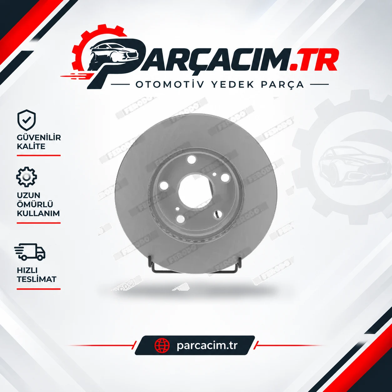 FERODO Ön Fren Diski Havalı DDF2653C
